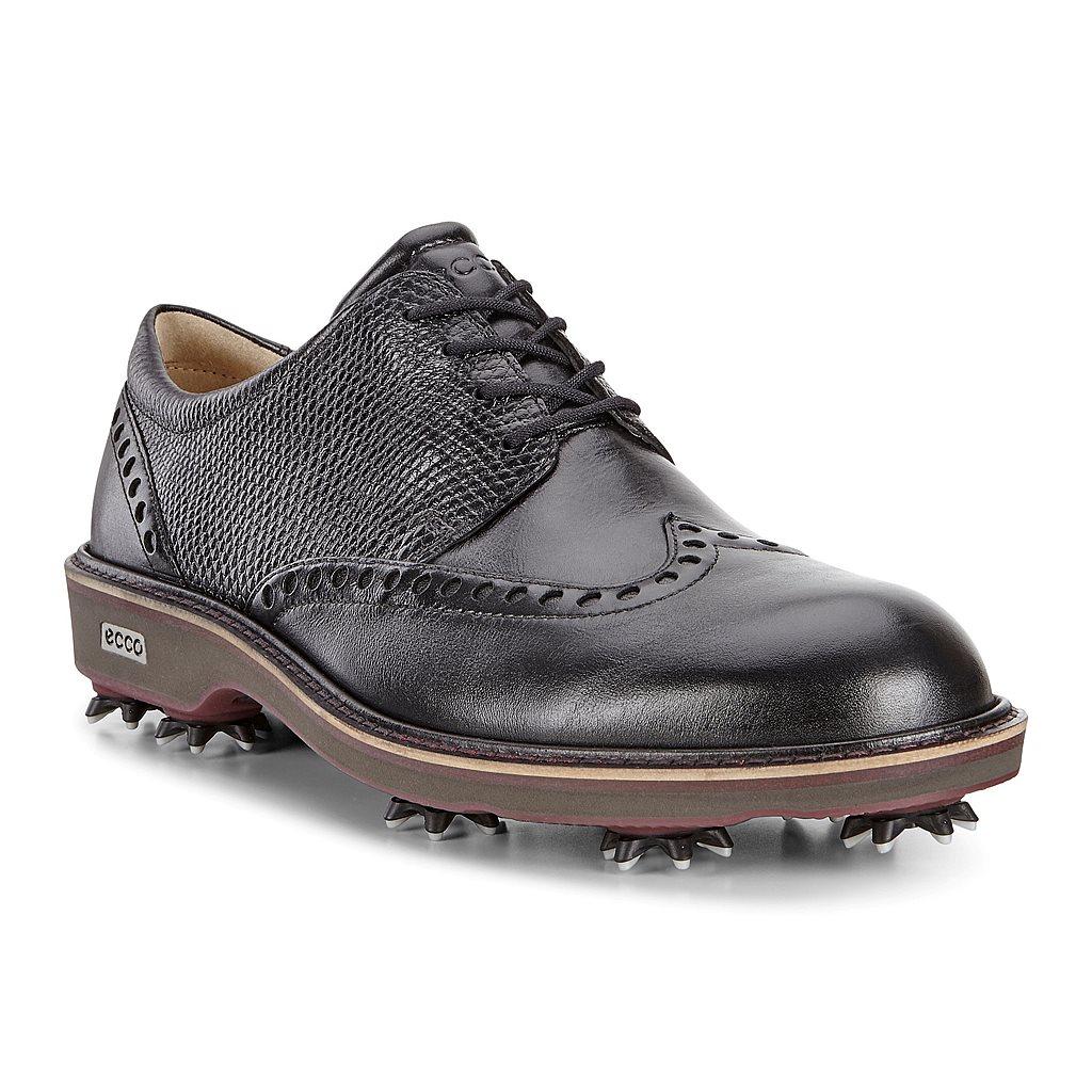 Chaussures De Golf Ecco Golf Lux Homme Noir 5147-OEIBX